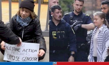 ফিলিস্তিন সমর্থনে বিক্ষোভে অংশ নেওয়ায় সন্ত্রাসবিরোধী আইনে  গ্রেটা থুনবার্গকে লন্ডনে গ্রেফতার