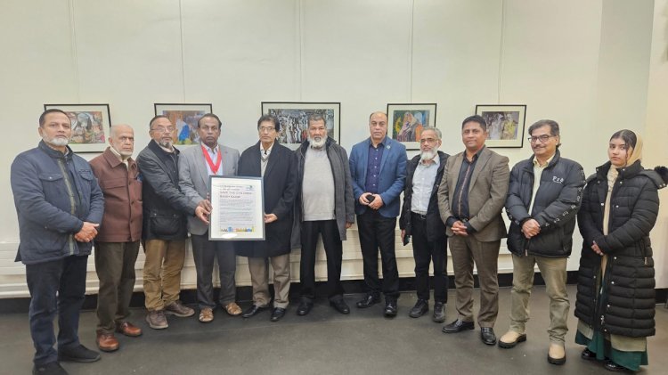 লন্ডনে বাইস কাদিরের ১৬তম একক চিত্রপ্রদর্শনী শেষ হচ্ছে ৩১ জানুয়ারি