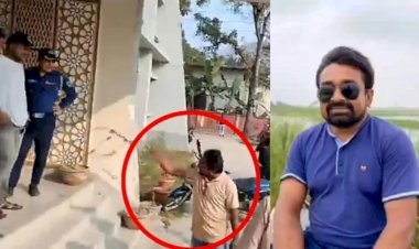 Jubo Dal Leader Threatens to Break Limbs, Demands 5 Lakh Taka in Front of Police OC