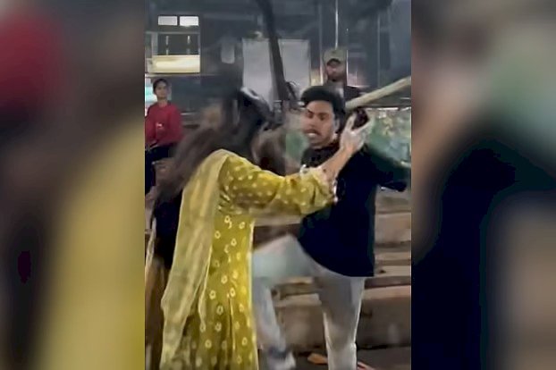 Brutal Beating of Young Men and Women by Students Captured on DU TSC CCTV