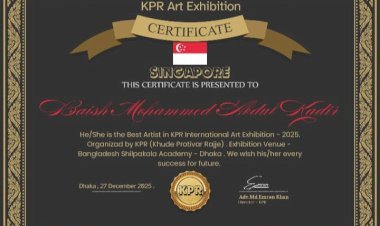 Renommierter bangladeschischer Künstler erhält den ‘Best Artist Award’ aus Singapur