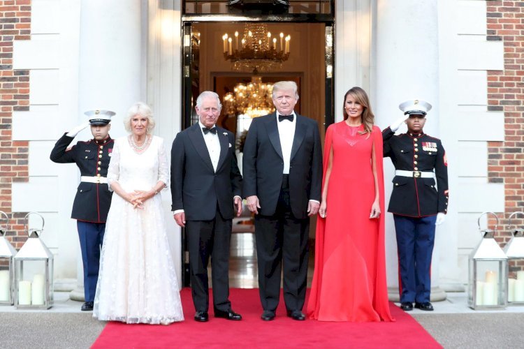 যুক্তরাষ্ট্র সফরে ব্রিটিশ রাজদম্পতি: হোয়াইট হাউসে ট্রাম্প দম্পতির সঙ্গে সৌজন্য সাক্ষাৎ