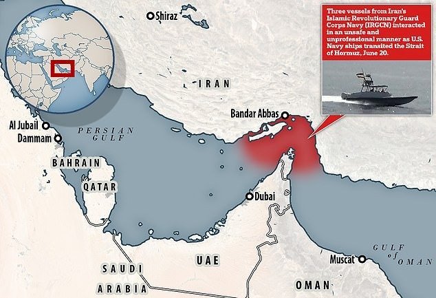যুক্তরাষ্ট্রের নৌ অবরোধের কারণে ইরান আবারও বন্ধ করলো হরমুজ প্রণালী